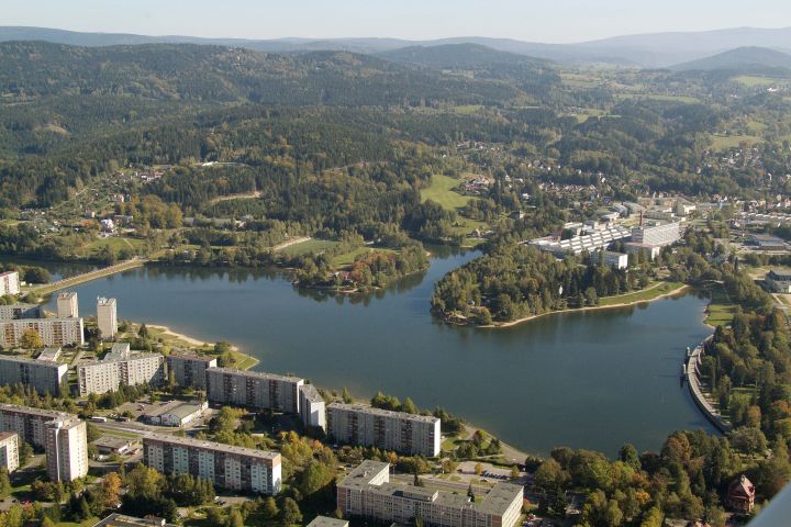 Jablonecká přehrada | Vodní nádrž Mšeno | Ubytování chalupa Amálka Jizerské hory