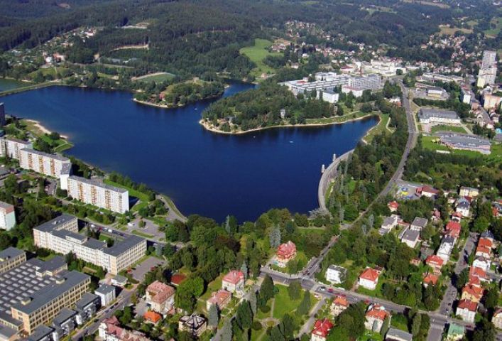 Koupání přehrada Mšeno Jablonec nad Nisou | Přírodní koupání Jizerské hory