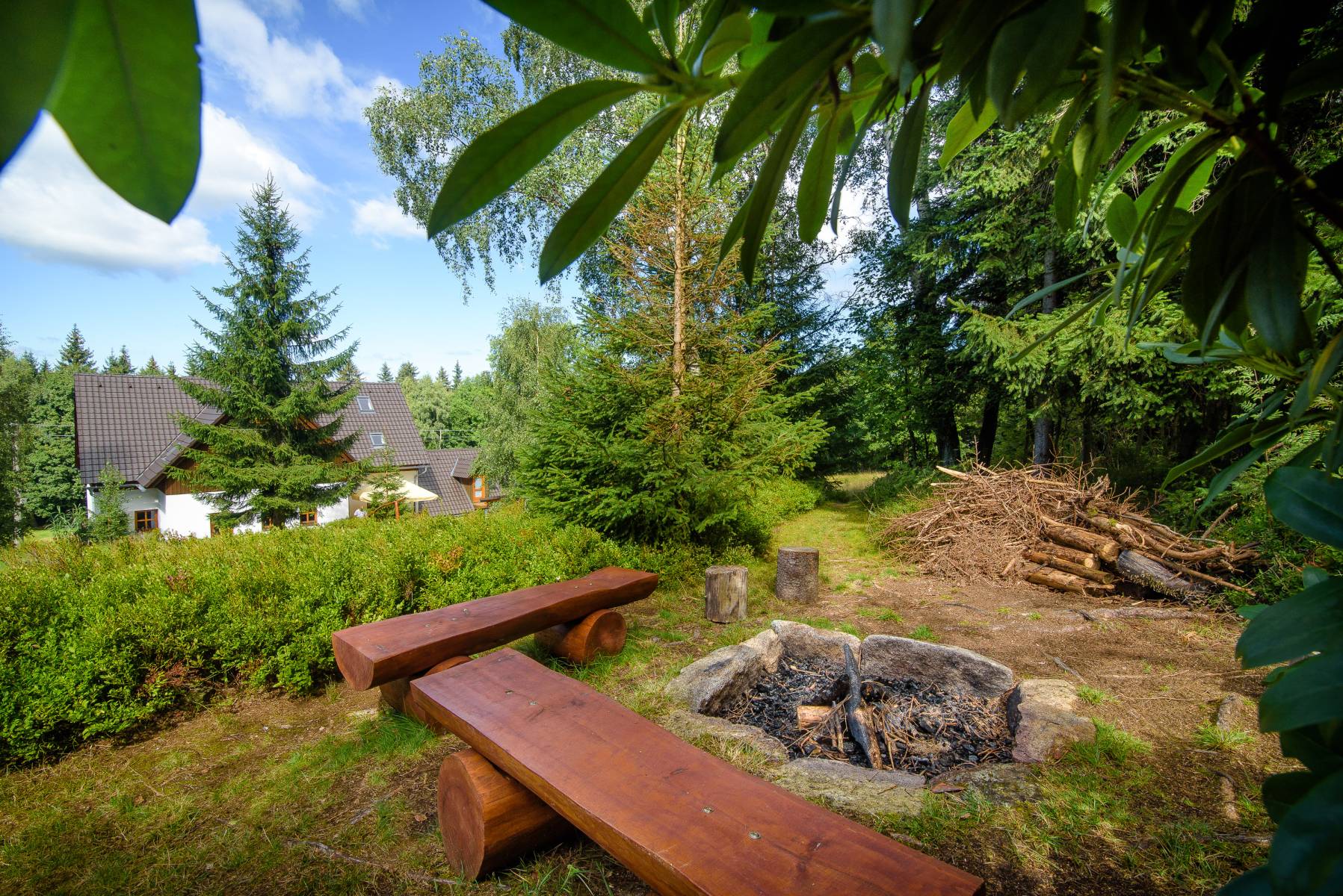 Ohniště Chalupa Amálka | Ubytování Jizerské hory | Pronájem chalupy |